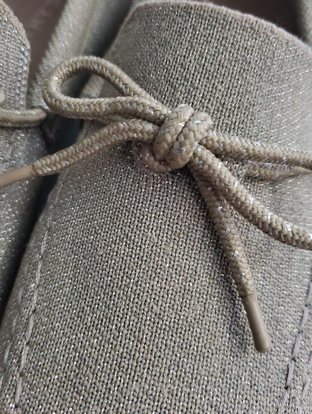 Rothy's The Boat Shoes In Shimmery Sand Slip On - Picture 3 of 15